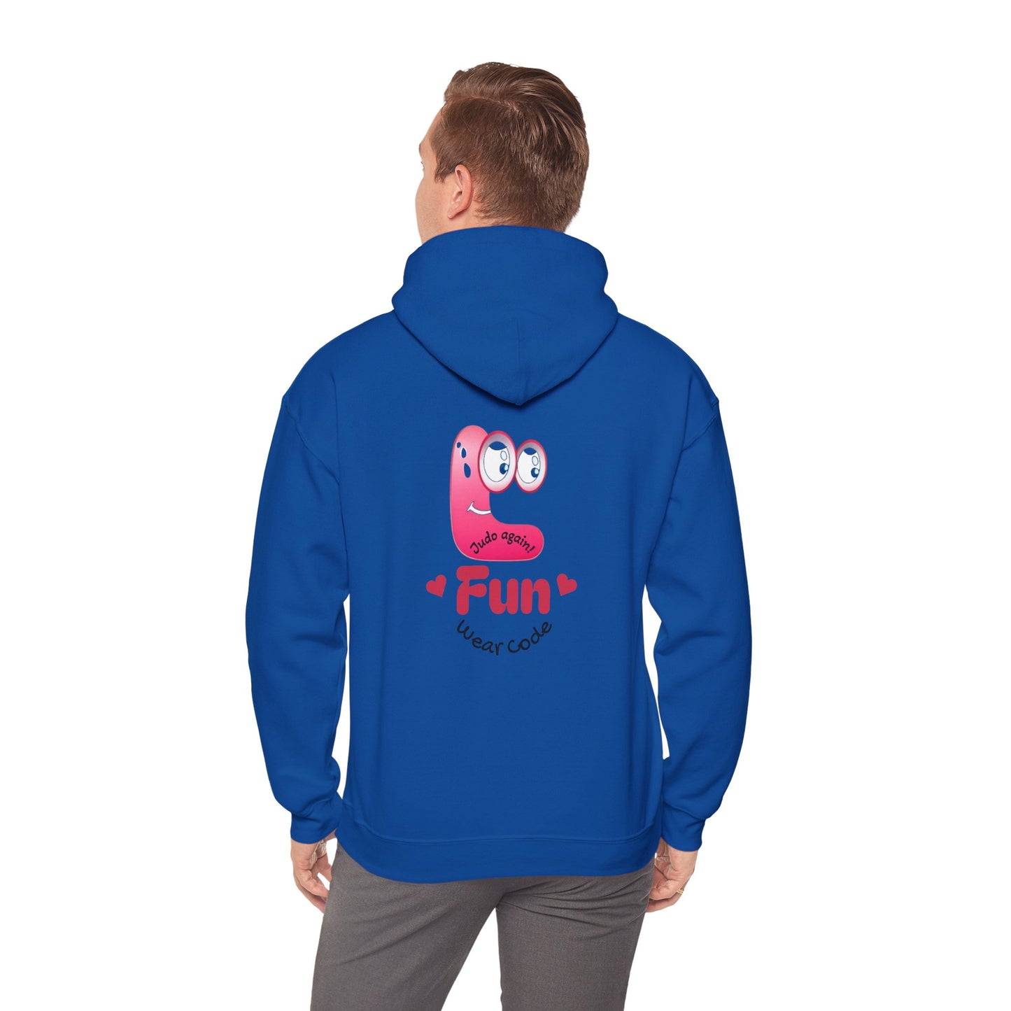 Sudadera con capucha de judo de dibujos animados: sudadera con gráficos divertidos de artes marciales | FunWearCode