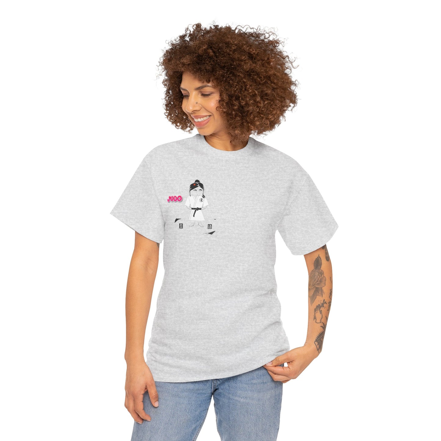 Camiseta Judo Lady: Cómoda camiseta gráfica de artes marciales | FunWearCode