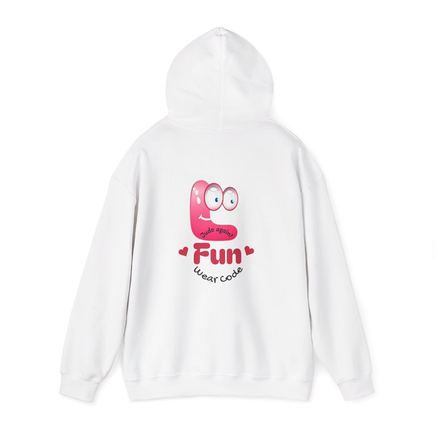 Sudadera con capucha de judo de dibujos animados: sudadera con gráficos divertidos de artes marciales | FunWearCode