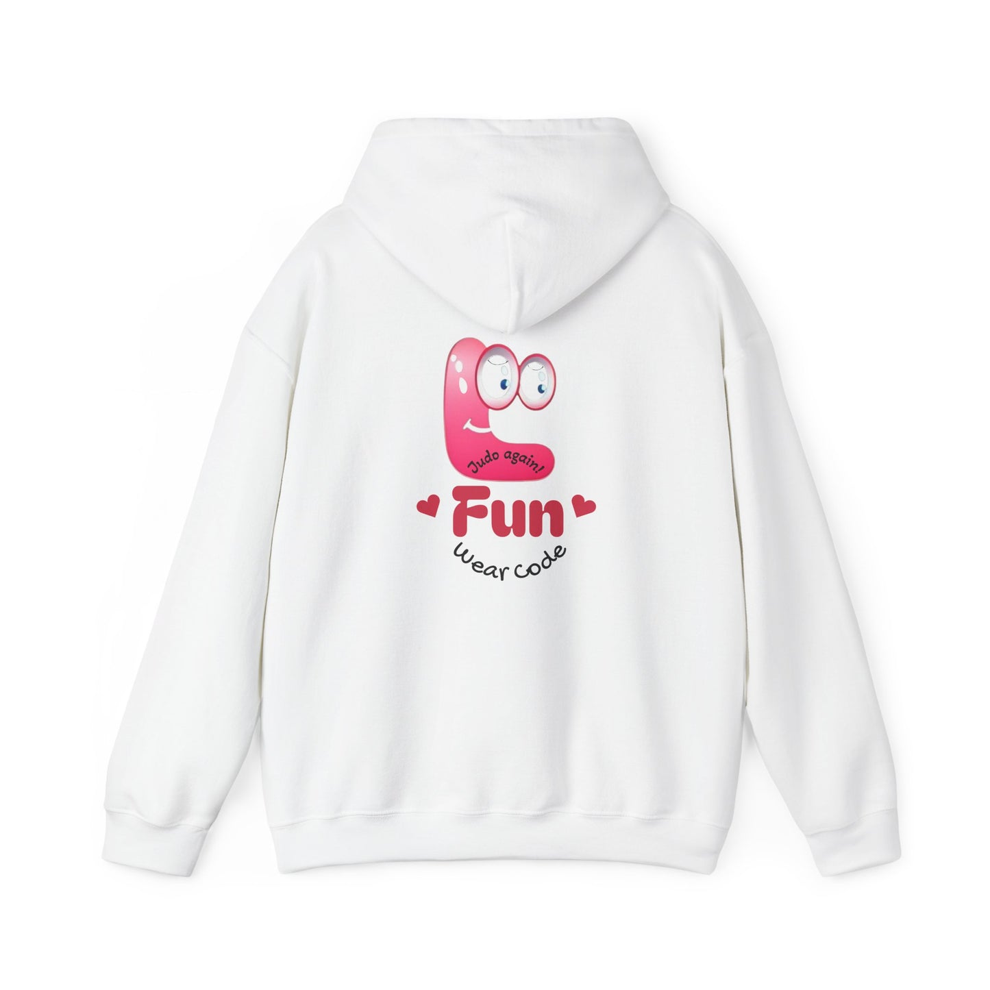 Sudadera con capucha de judo de dibujos animados: sudadera con gráficos divertidos de artes marciales | FunWearCode