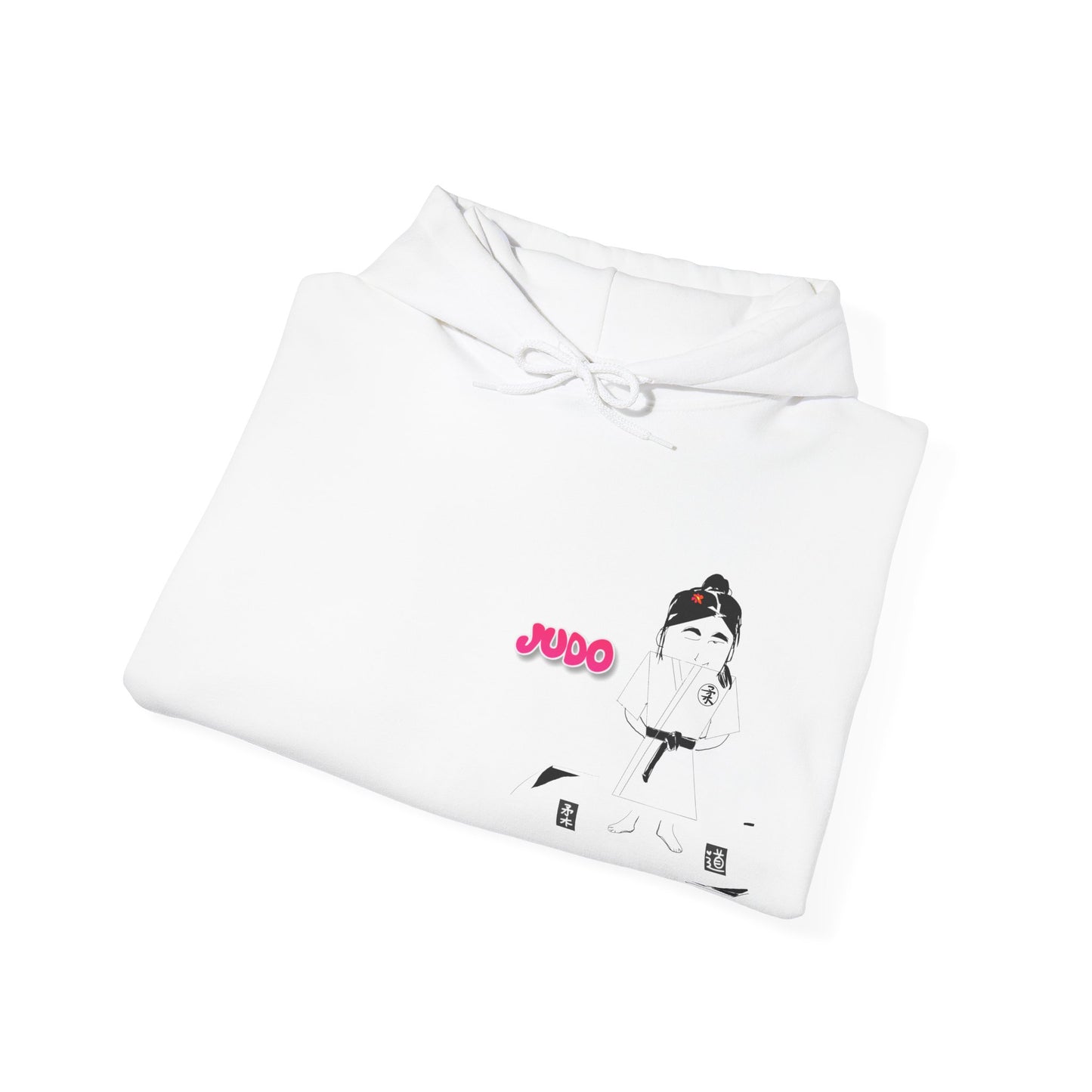 Sudadera con capucha de judo de dibujos animados: sudadera con gráficos divertidos de artes marciales | FunWearCode