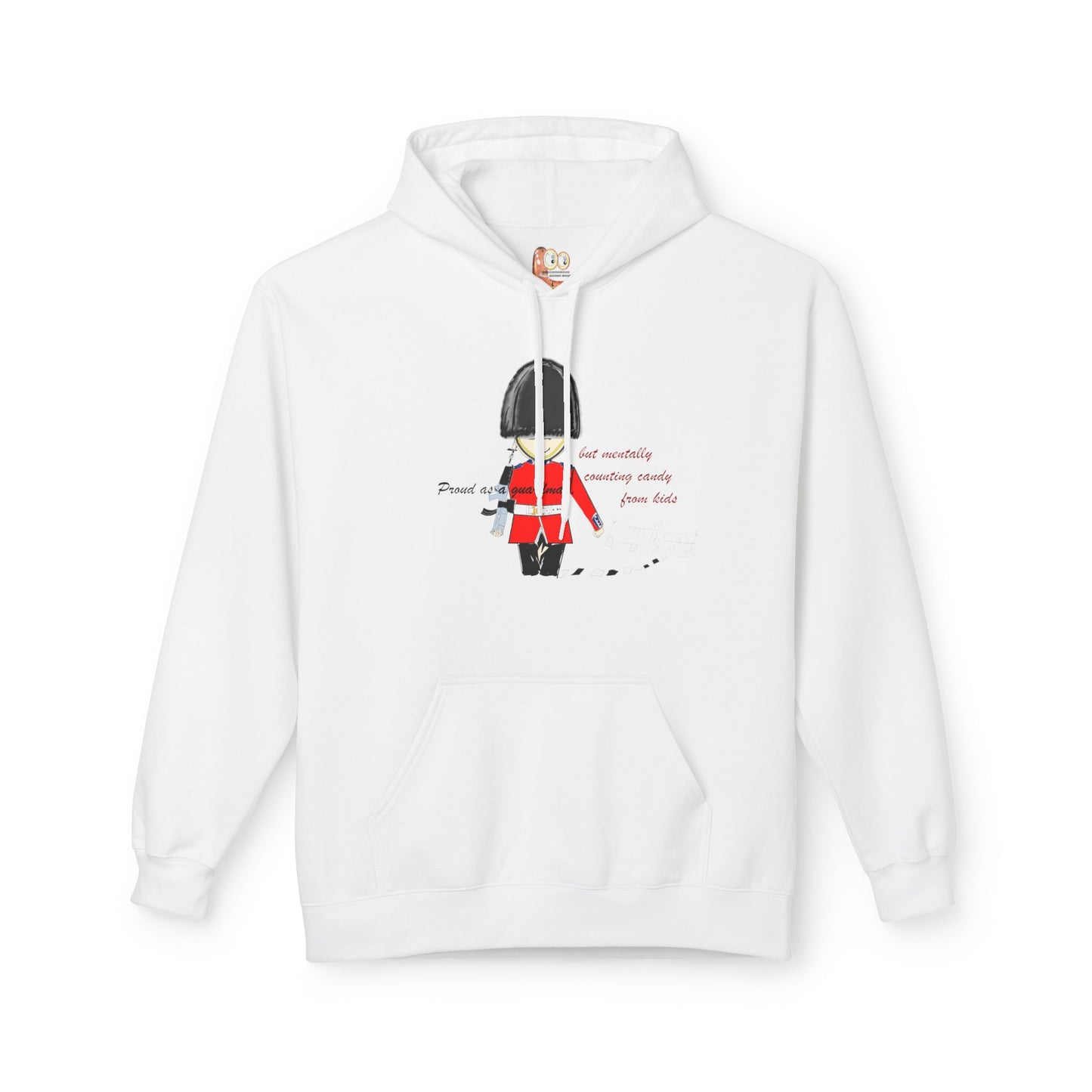 Sudadera unisex acogedora con capucha – Sudadera divertida de la Guardia Real | FunWearCode