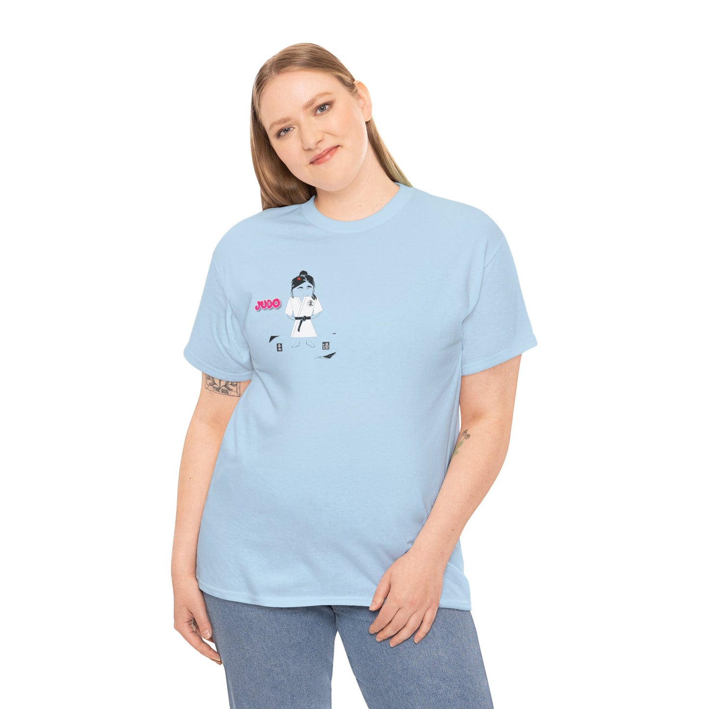 Camiseta Judo Lady: Cómoda camiseta gráfica de artes marciales | FunWearCode