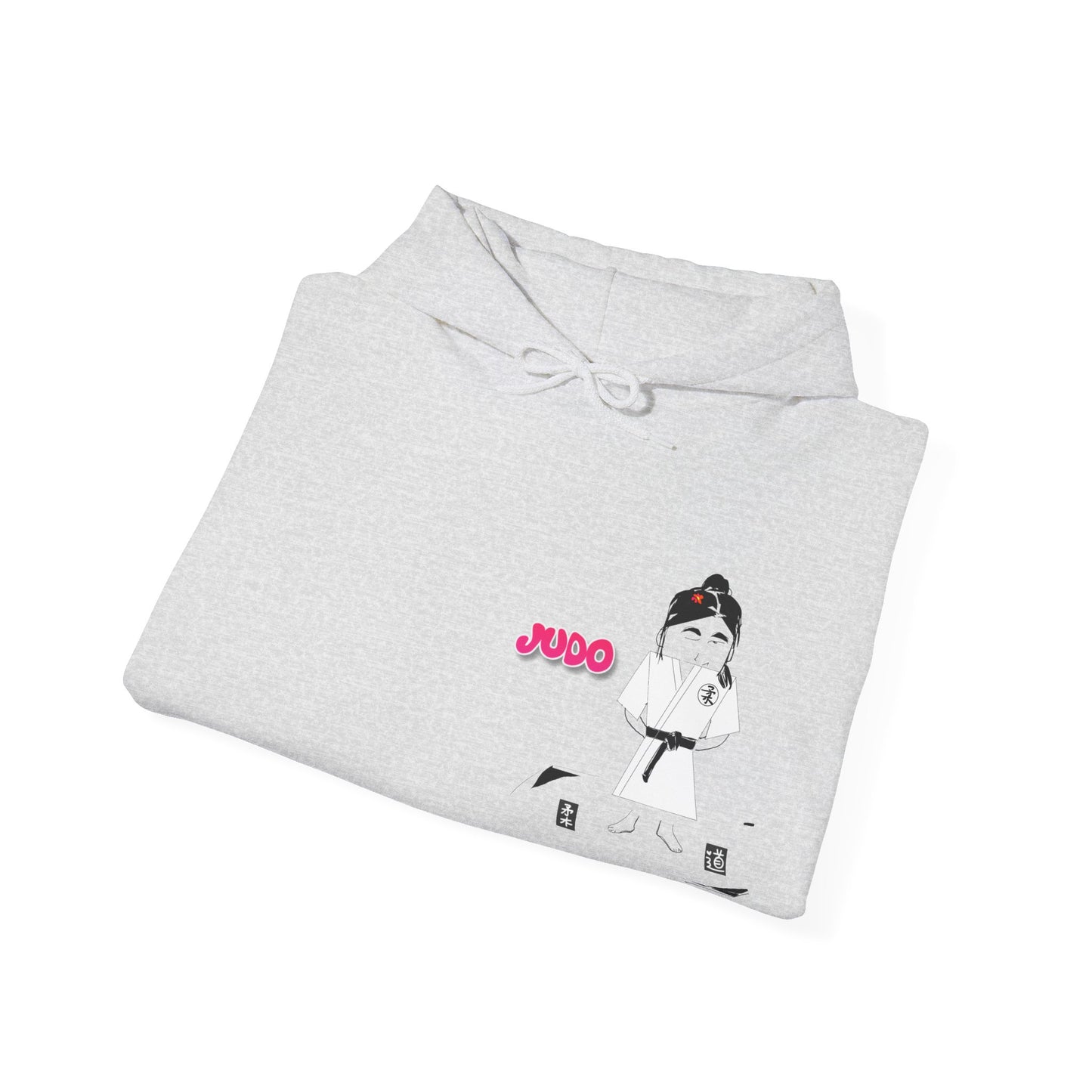 Sudadera con capucha de judo de dibujos animados: sudadera con gráficos divertidos de artes marciales | FunWearCode