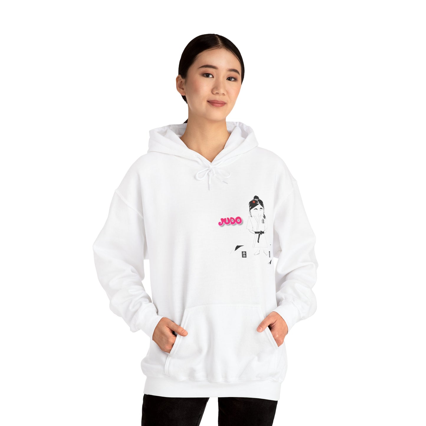 Sudadera con capucha de judo de dibujos animados: sudadera con gráficos divertidos de artes marciales | FunWearCode