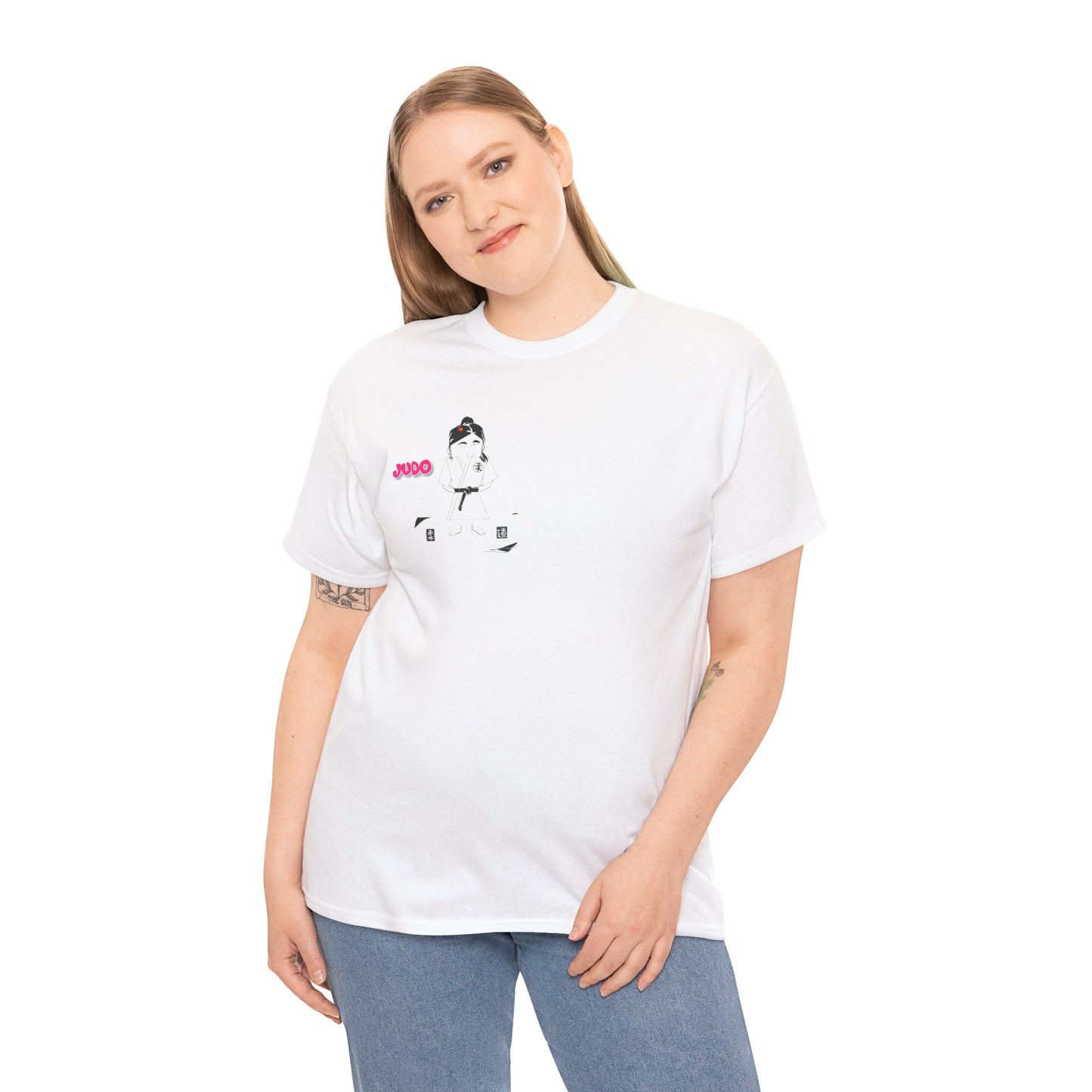 Camiseta Judo Lady: Cómoda camiseta gráfica de artes marciales | FunWearCode