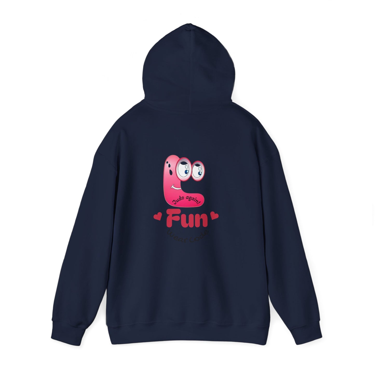 Sudadera con capucha de judo de dibujos animados: sudadera con gráficos divertidos de artes marciales | FunWearCode