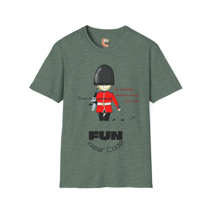 Camiseta unisex de guardia - Camiseta clásica de estilo inglés para amantes de la diversión | Funwearcode