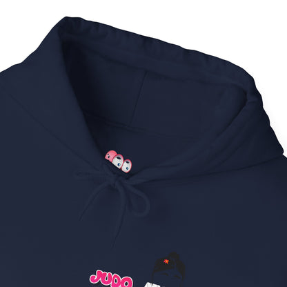 Sudadera con capucha de judo de dibujos animados: sudadera con gráficos divertidos de artes marciales | FunWearCode