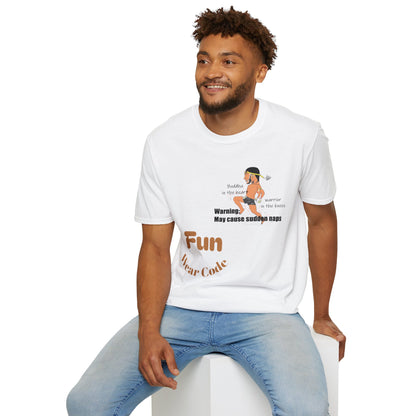 Fun Softstyle T-Shirt - Bold Playful Thai Icon Tee | FunWearCode