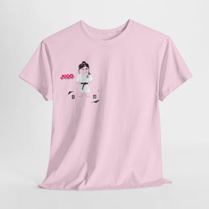 Camiseta Judo Lady: Cómoda camiseta gráfica de artes marciales | FunWearCode