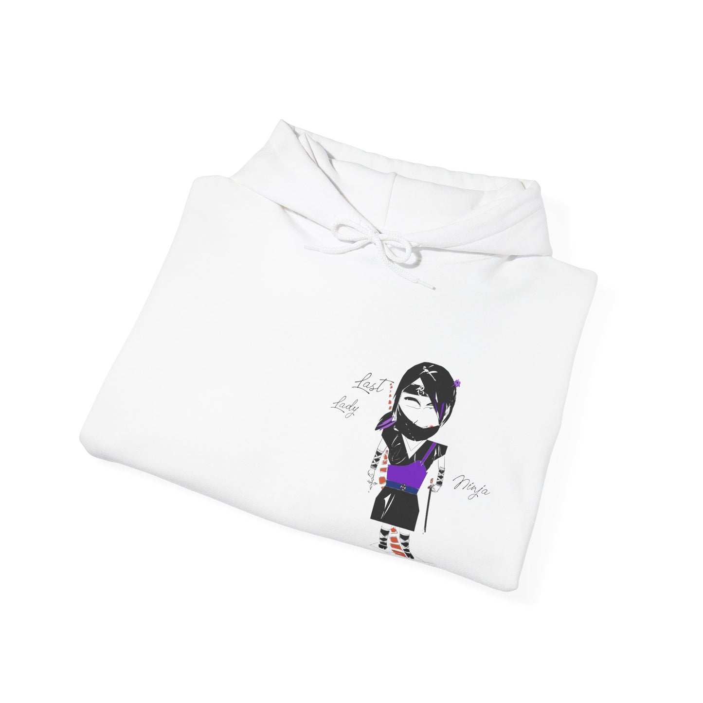 Sudadera con capucha Ninja Cozy Lady: suave y cálida para mujer | FunWearCode