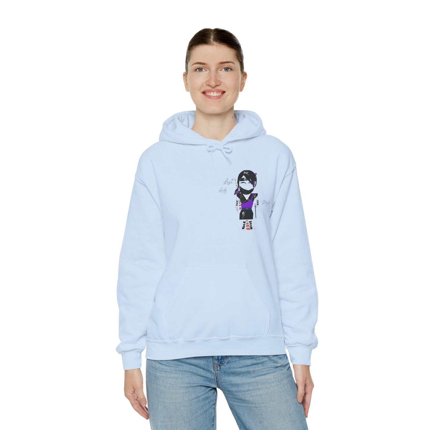 Sudadera con capucha Ninja Cozy Lady: suave y cálida para mujer | FunWearCode