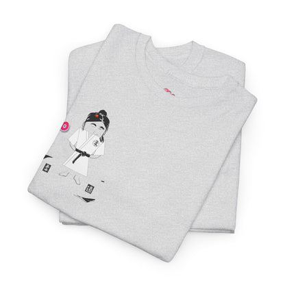 Camiseta Judo Lady: Cómoda camiseta gráfica de artes marciales | FunWearCode