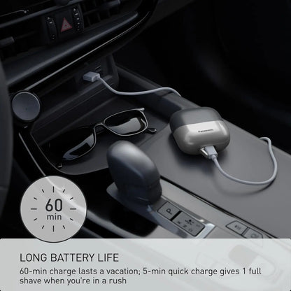 Afeitadora eléctrica Panasonic | Desliza a la derecha - Fácil de transportar | Selección de FunWearCode