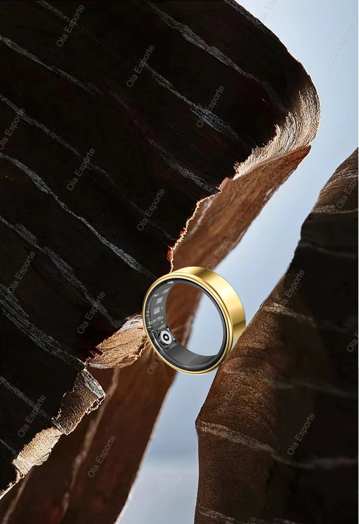 Anillo inteligente unisex resistente al agua: monitoriza la frecuencia cardíaca, la presión arterial, el sueño y la actividad | Selección de FunWearCode