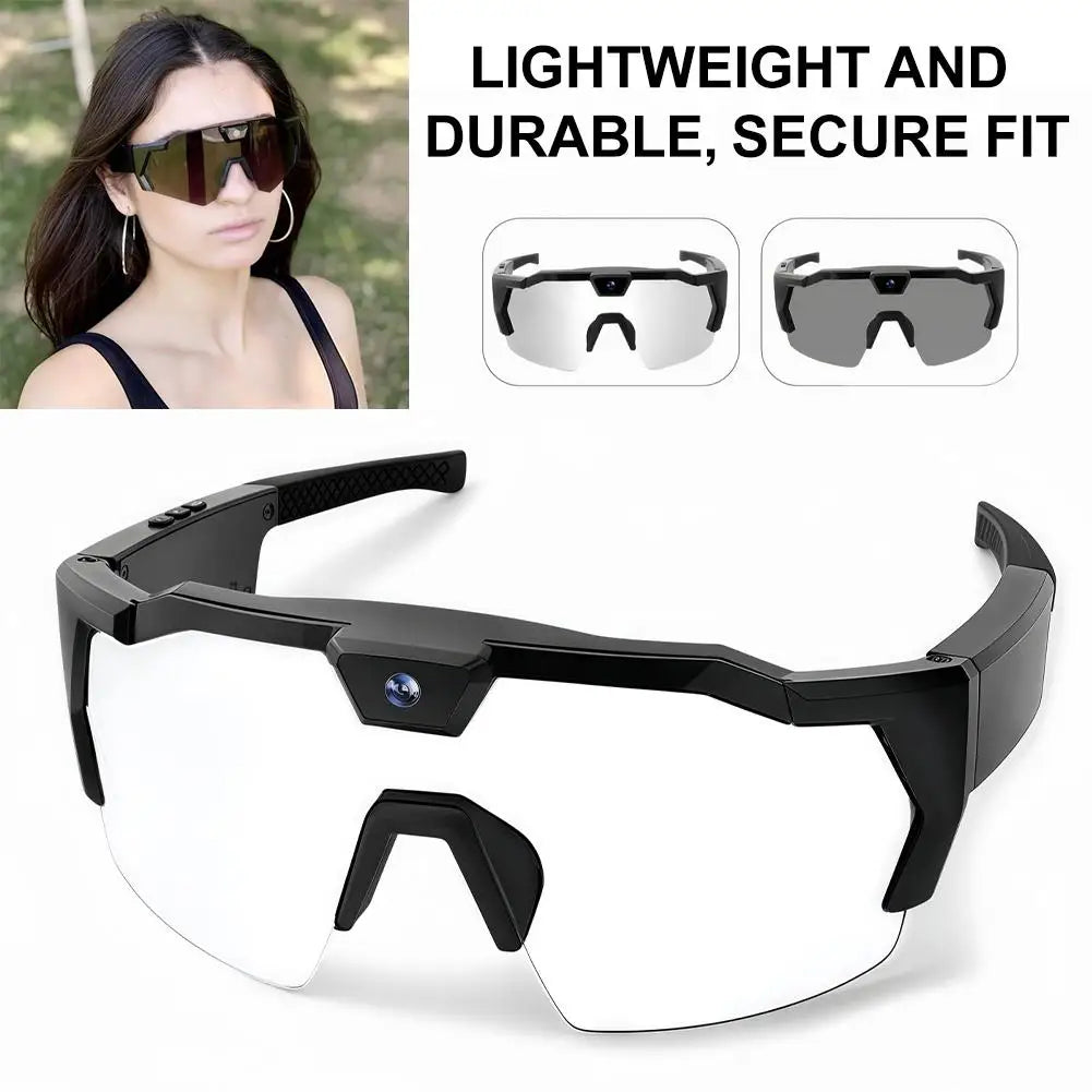 Sports HD Video Glasses - Hiking Jogging Cycling Skiing Climbing Flying Dynamic Recorder Goggles | FunWearCode's Selection