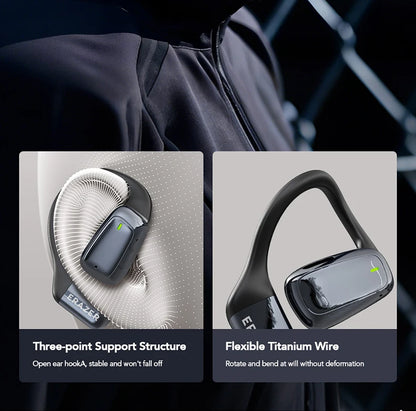 Auriculares deportivos inalámbricos con traductor de IA - Auriculares Bluetooth con pantalla táctil LCD y micrófono HD | Selección de FunWearCode 