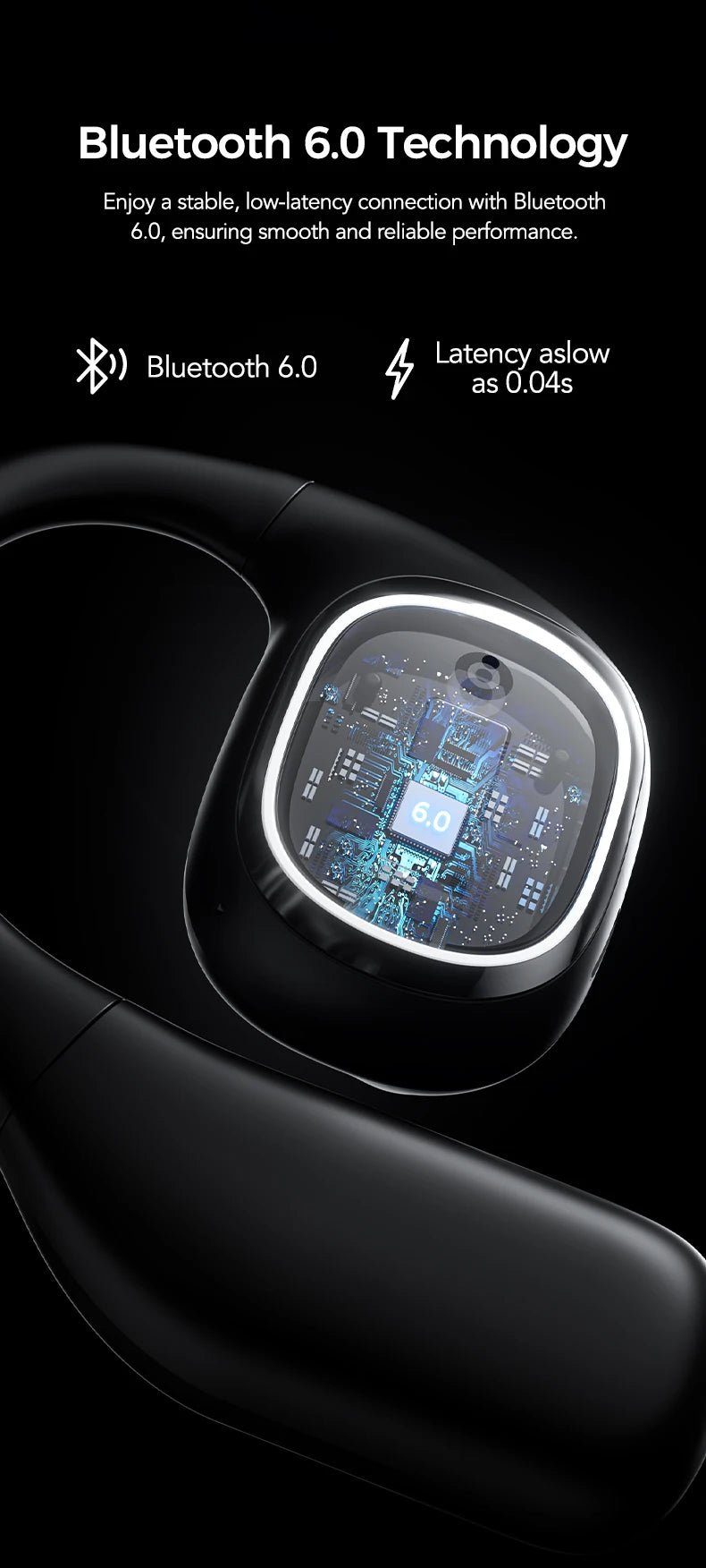 Auriculares deportivos inalámbricos con traductor de IA: pantalla táctil a todo color y batería de larga duración.
 Selección de FunWearCode