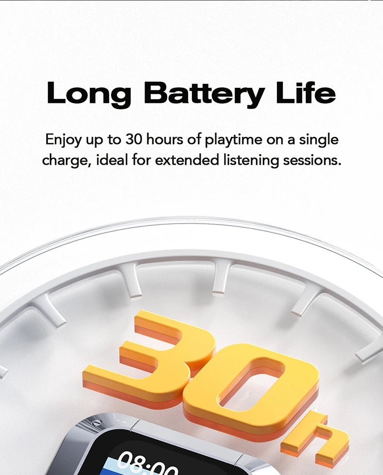 Auriculares deportivos inalámbricos con traductor de IA - Auriculares Bluetooth con pantalla táctil LCD y micrófono HD | Selección de FunWearCode 