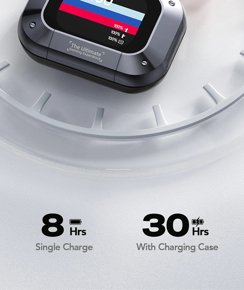 Auriculares deportivos inalámbricos con traductor de IA - Auriculares Bluetooth con pantalla táctil LCD y micrófono HD | Selección de FunWearCode 