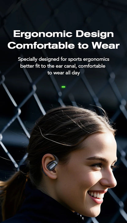 Auriculares deportivos inalámbricos con traductor de IA - Auriculares Bluetooth con pantalla táctil LCD y micrófono HD | Selección de FunWearCode 