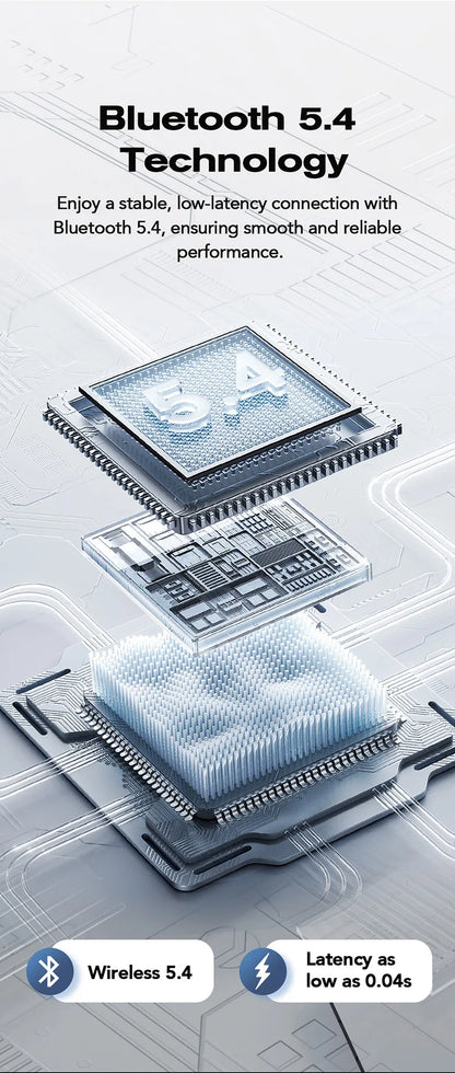 Auriculares deportivos inalámbricos con traductor de IA - Auriculares Bluetooth con pantalla táctil LCD y micrófono HD | Selección de FunWearCode 