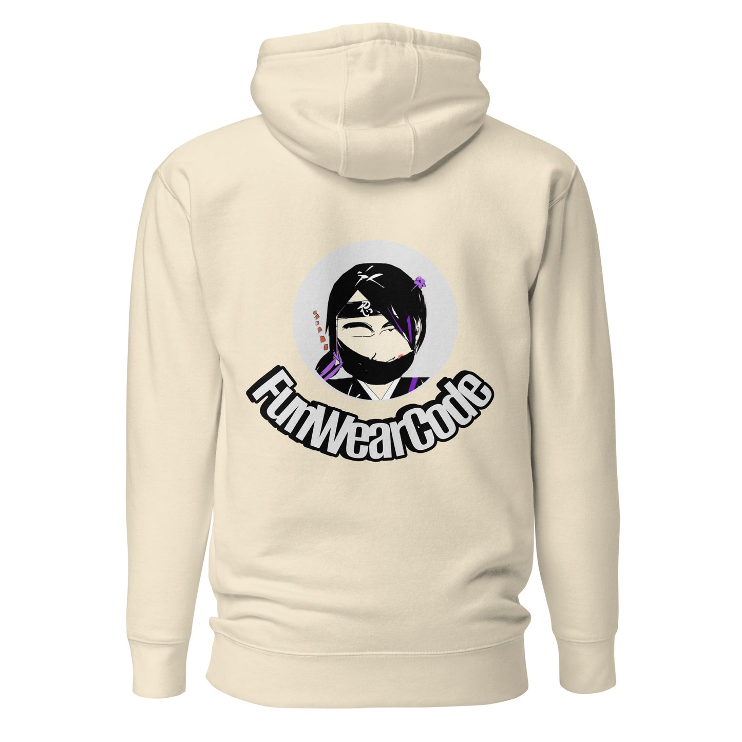 Sudadera con capucha suave y cálida – Diseño gráfico de Lady Ninja para mujer | FunWearCode