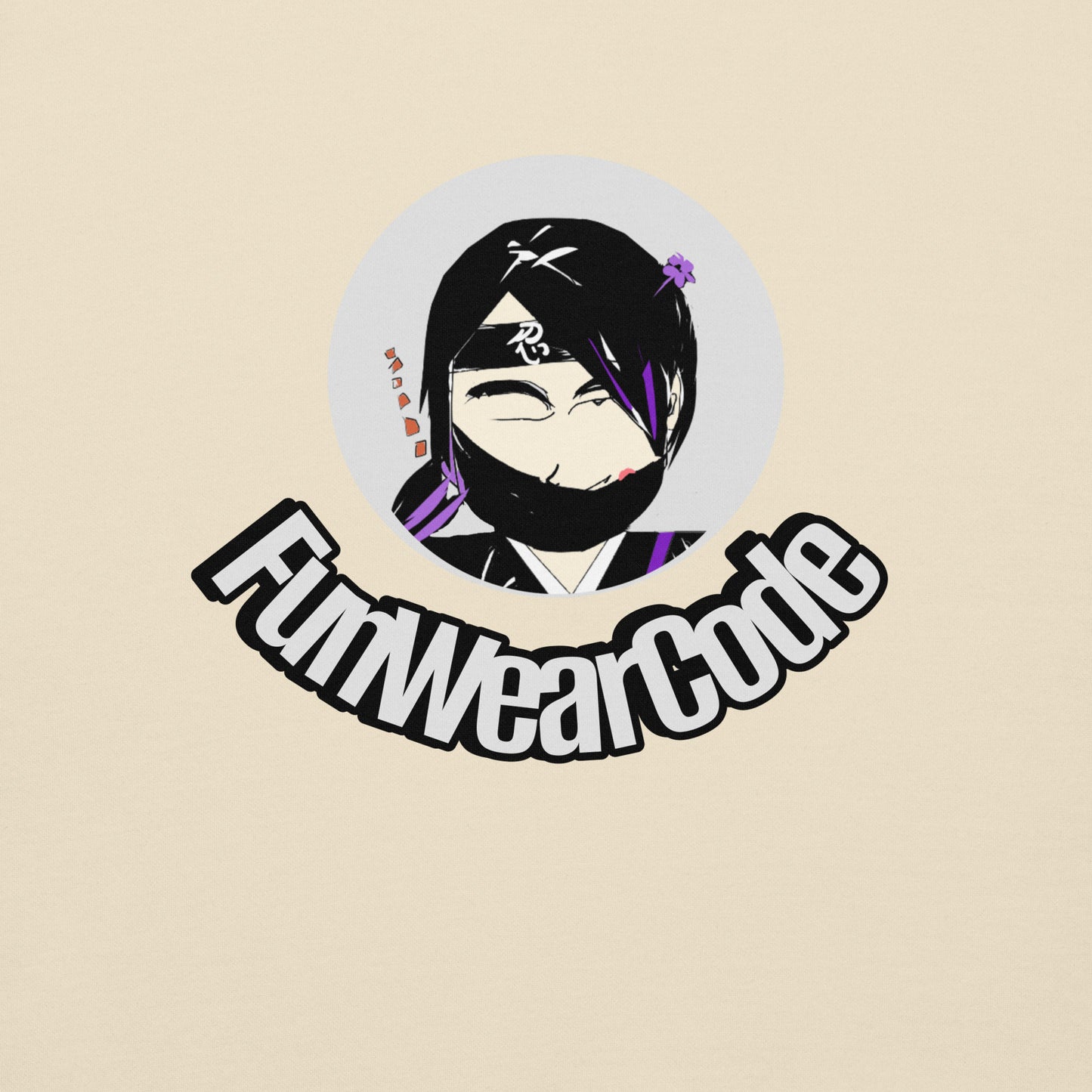 Sudadera con capucha suave y cálida – Diseño gráfico de Lady Ninja para mujer | FunWearCode