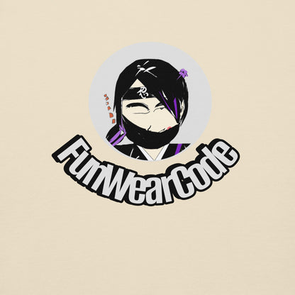 Sudadera con capucha suave y cálida – Diseño gráfico de Lady Ninja para mujer | FunWearCode