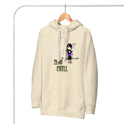 Sudadera con capucha suave y cálida – Diseño gráfico de Lady Ninja para mujer | FunWearCode