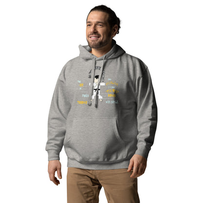 Judo Cartoon Graphic Hoodie – Fun Martial Arts | FunWearCode