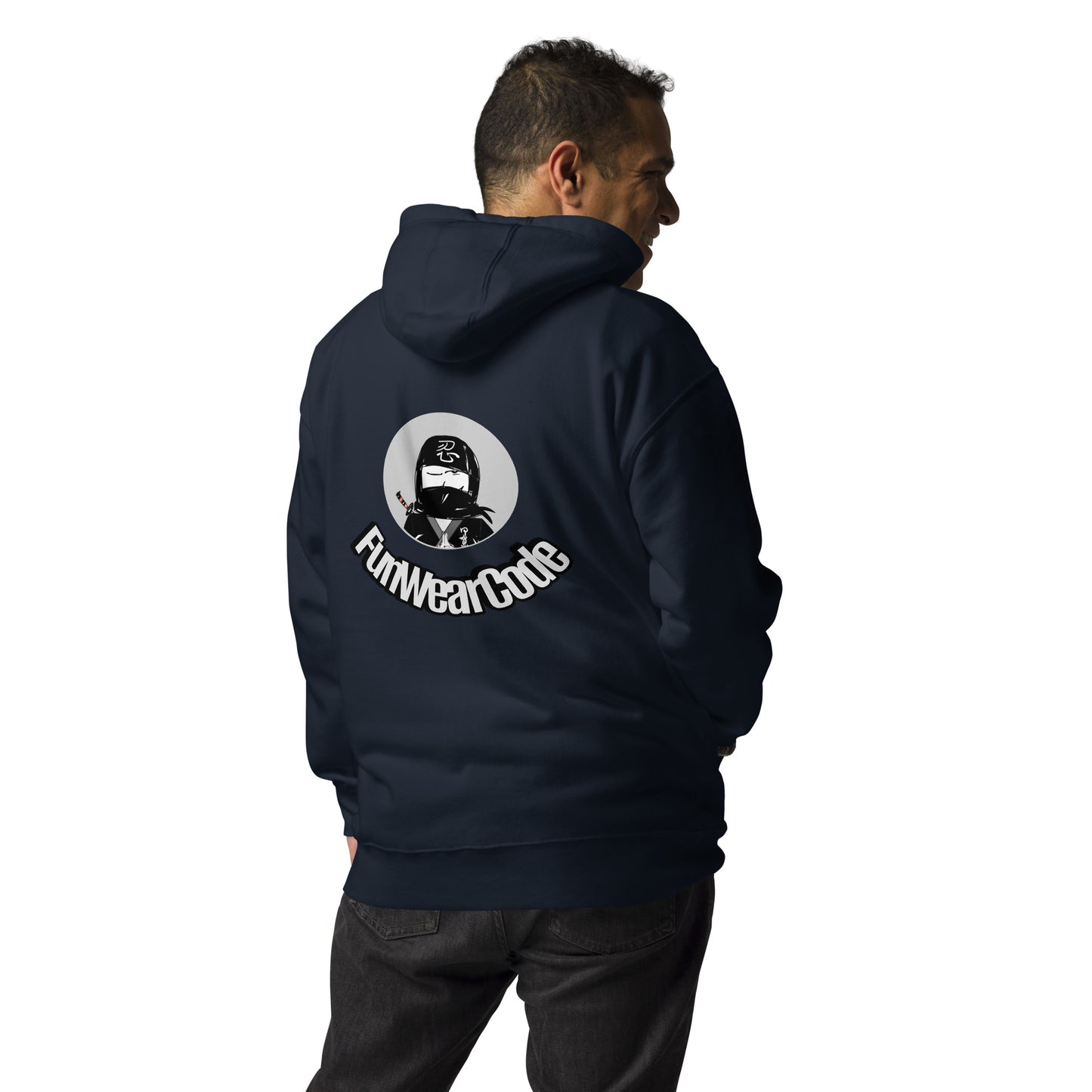 Premium Pullover Hoodie – Unique Whimsical Ninja Graphic Design | FunWearCode
