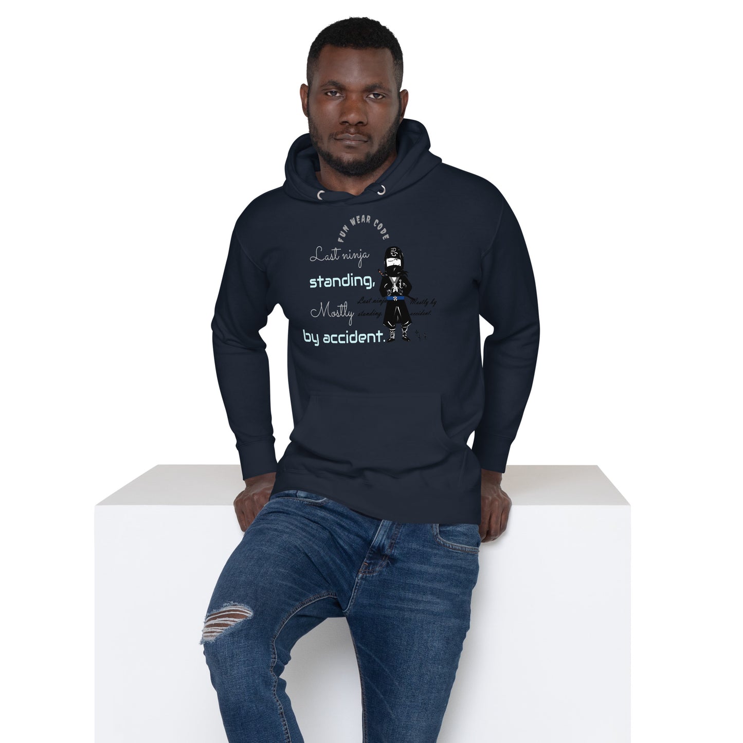 Premium Pullover Hoodie – Unique Whimsical Ninja Graphic Design | FunWearCode