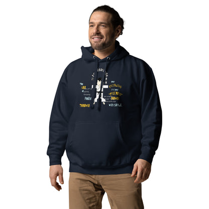Judo Cartoon Graphic Hoodie – Fun Martial Arts | FunWearCode