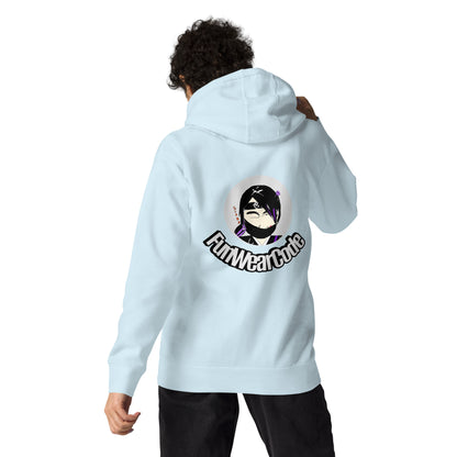 Sudadera con capucha suave y cálida – Diseño gráfico de Lady Ninja para mujer | FunWearCode