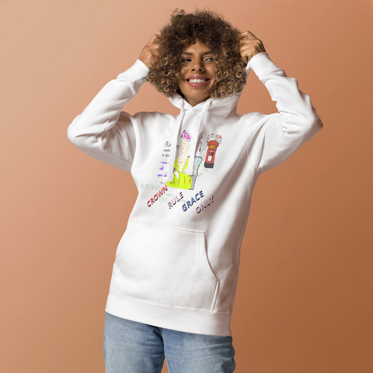 Sudadera con capucha vintage de estilo inglés: estilo urbano retro con estilo | FunWearCode