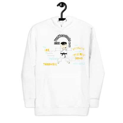 Judo Cartoon Graphic Hoodie – Fun Martial Arts | FunWearCode