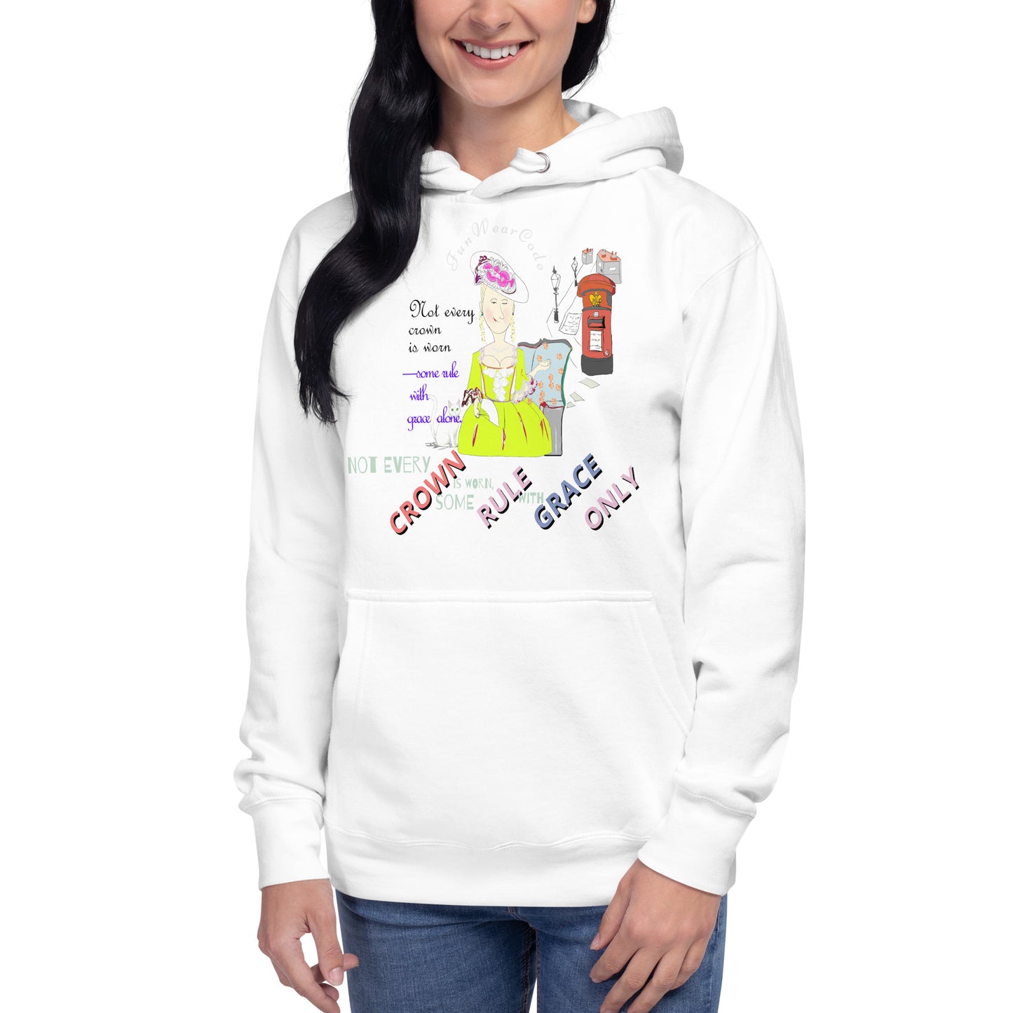 Sudadera con capucha vintage de estilo inglés: estilo urbano retro con estilo | FunWearCode
