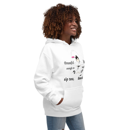 Judo Lady Graphic Cartoon Hoodie – Fun Martial Arts Sweatshirt | FunWearCode