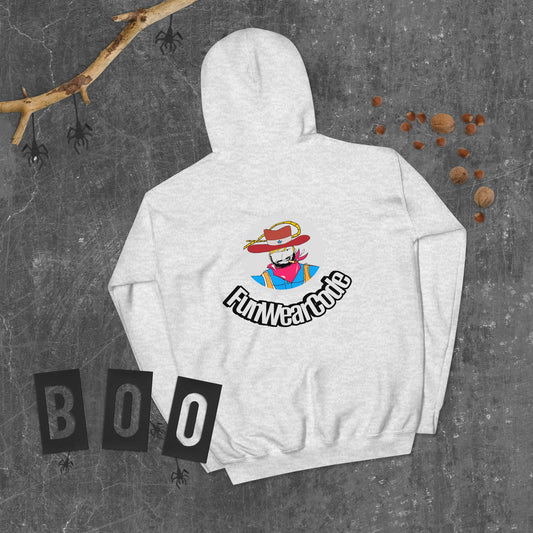 Sudadera con capucha unisex de vaquero con diseño vintage estilo western | FunWearCode