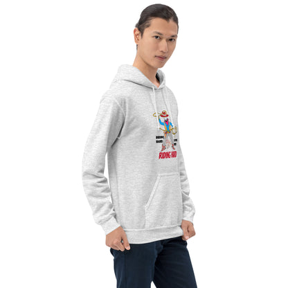 Sudadera con capucha unisex de vaquero con diseño vintage estilo western | FunWearCode
