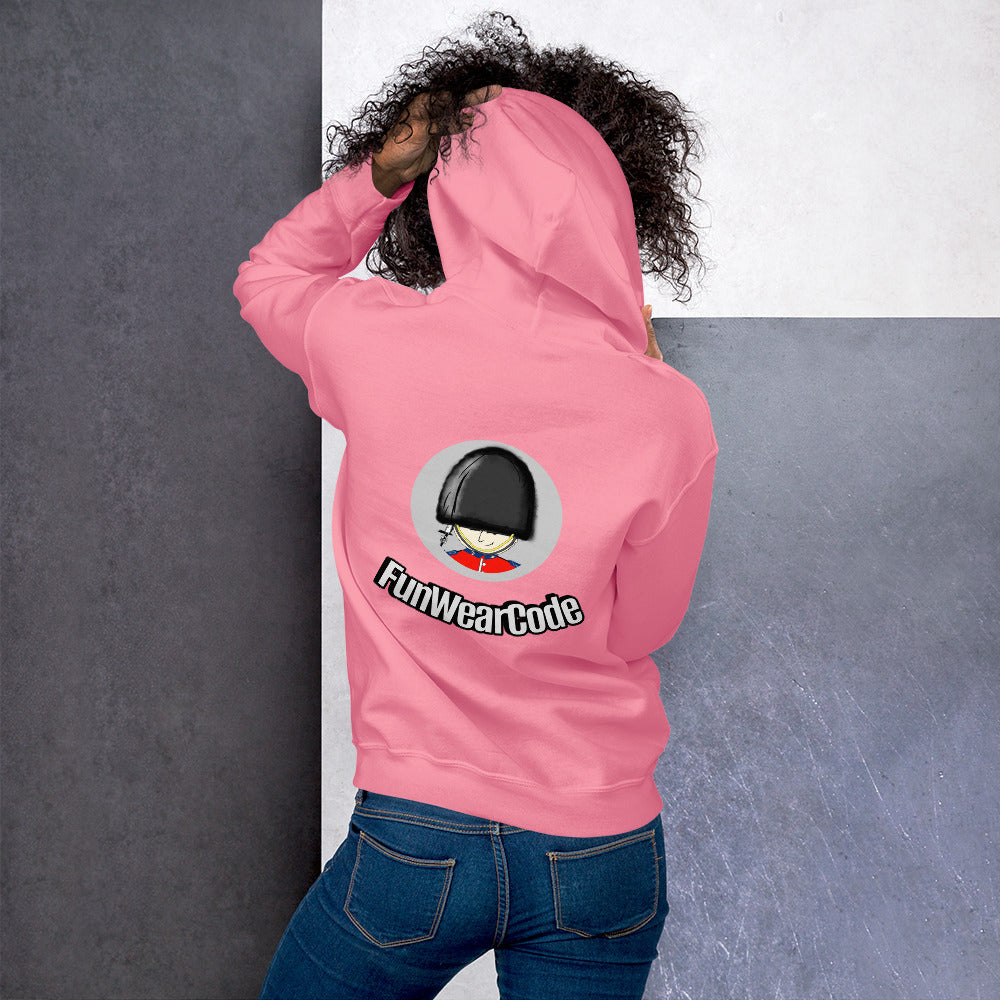 Sudadera unisex acogedora con diseño gráfico de la Guardia Real | FunWearCode