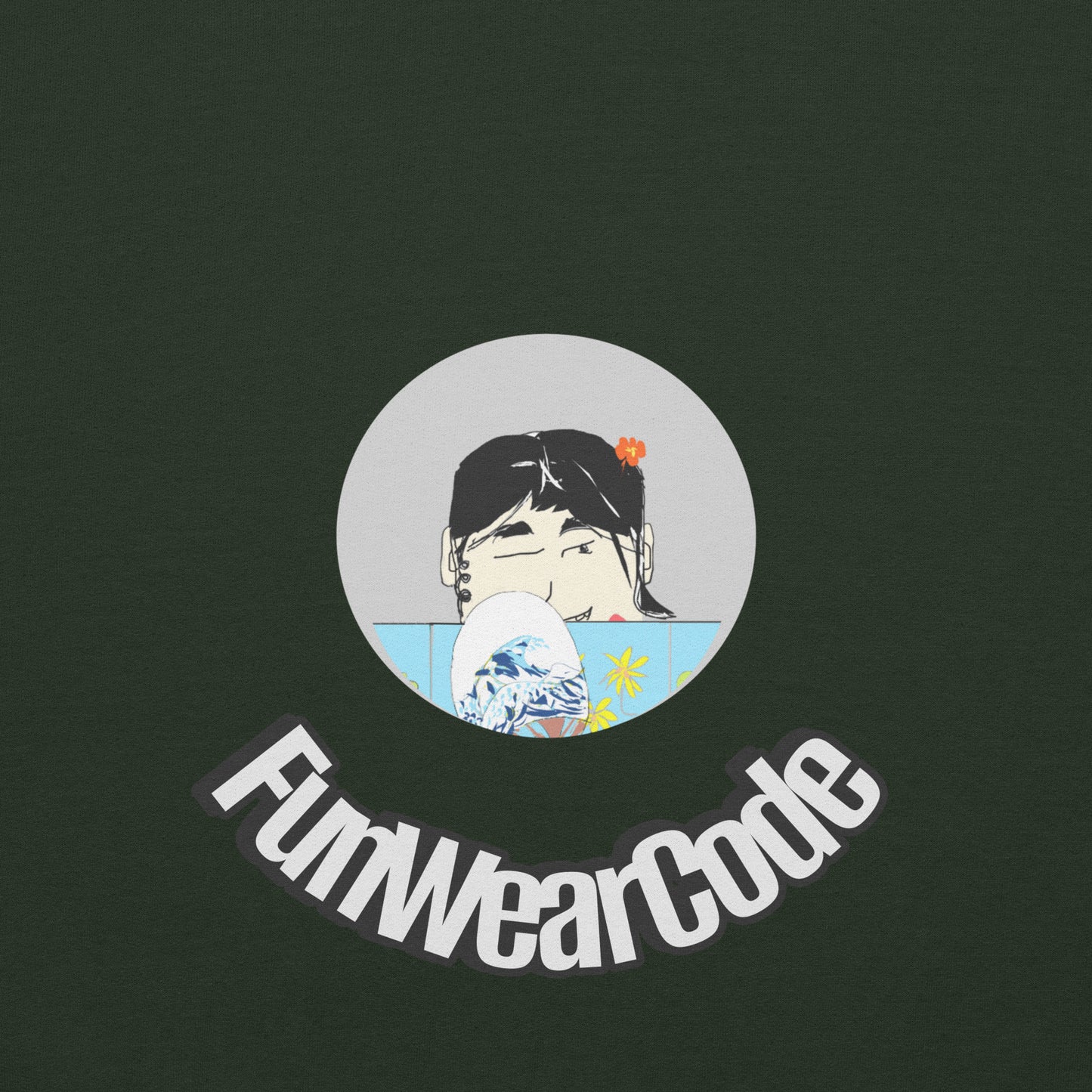 Unisex Japanese Yukata Graphic Hoodie – Fun Japanese Iconic Design | FunWearCode