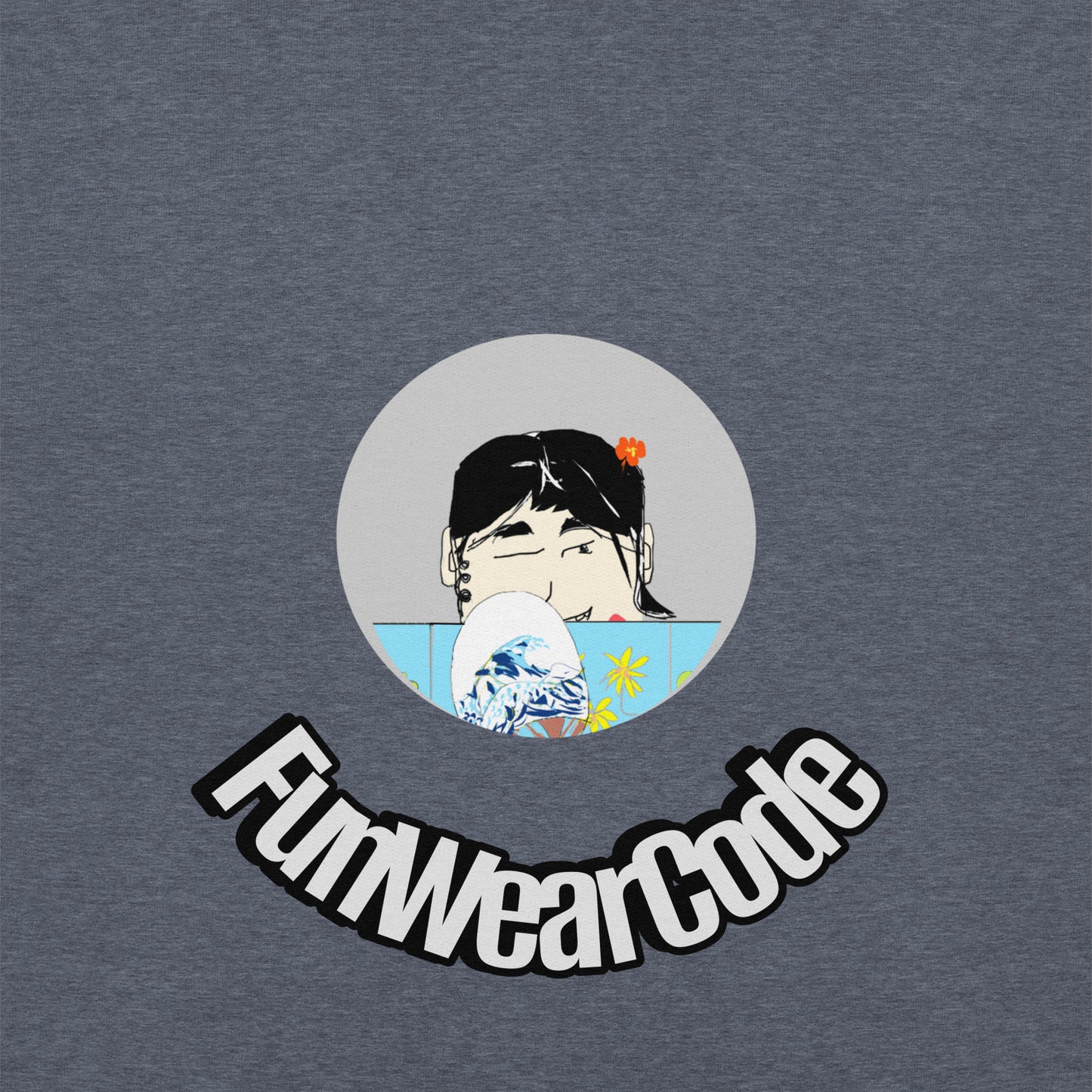 Unisex Japanese Yukata Graphic Hoodie – Fun Japanese Iconic Design | FunWearCode