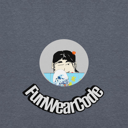 Unisex Japanese Yukata Graphic Hoodie – Fun Japanese Iconic Design | FunWearCode