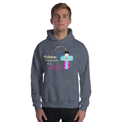 Unisex Japanese Yukata Graphic Hoodie – Fun Japanese Iconic Design | FunWearCode