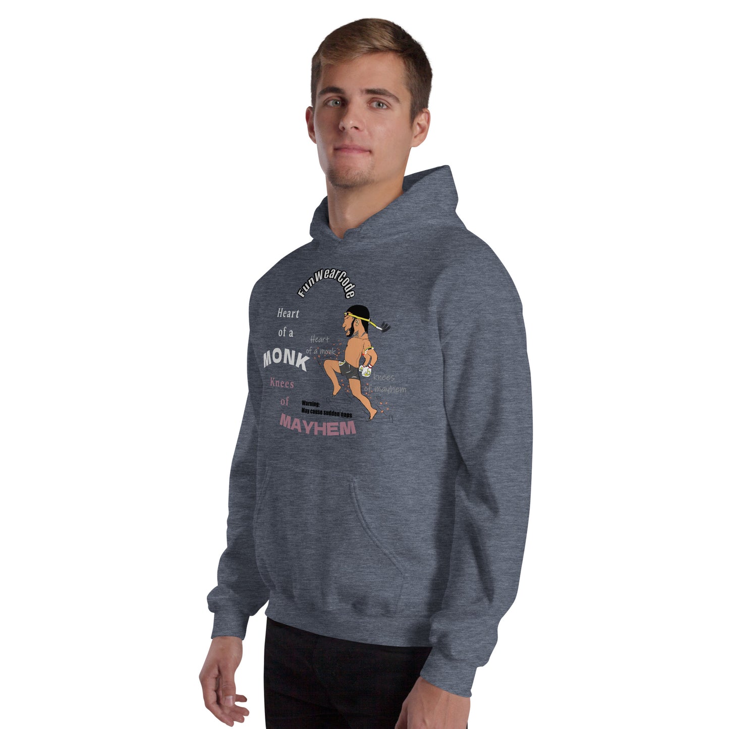 Premium Pullover Hoodie - Bold Playful Thai Iconic Design | FunWearCode