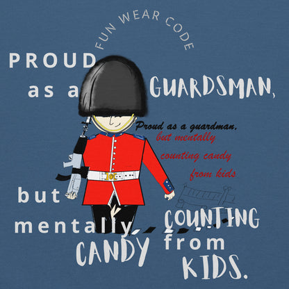 Sudadera unisex acogedora con diseño gráfico de la Guardia Real | FunWearCode