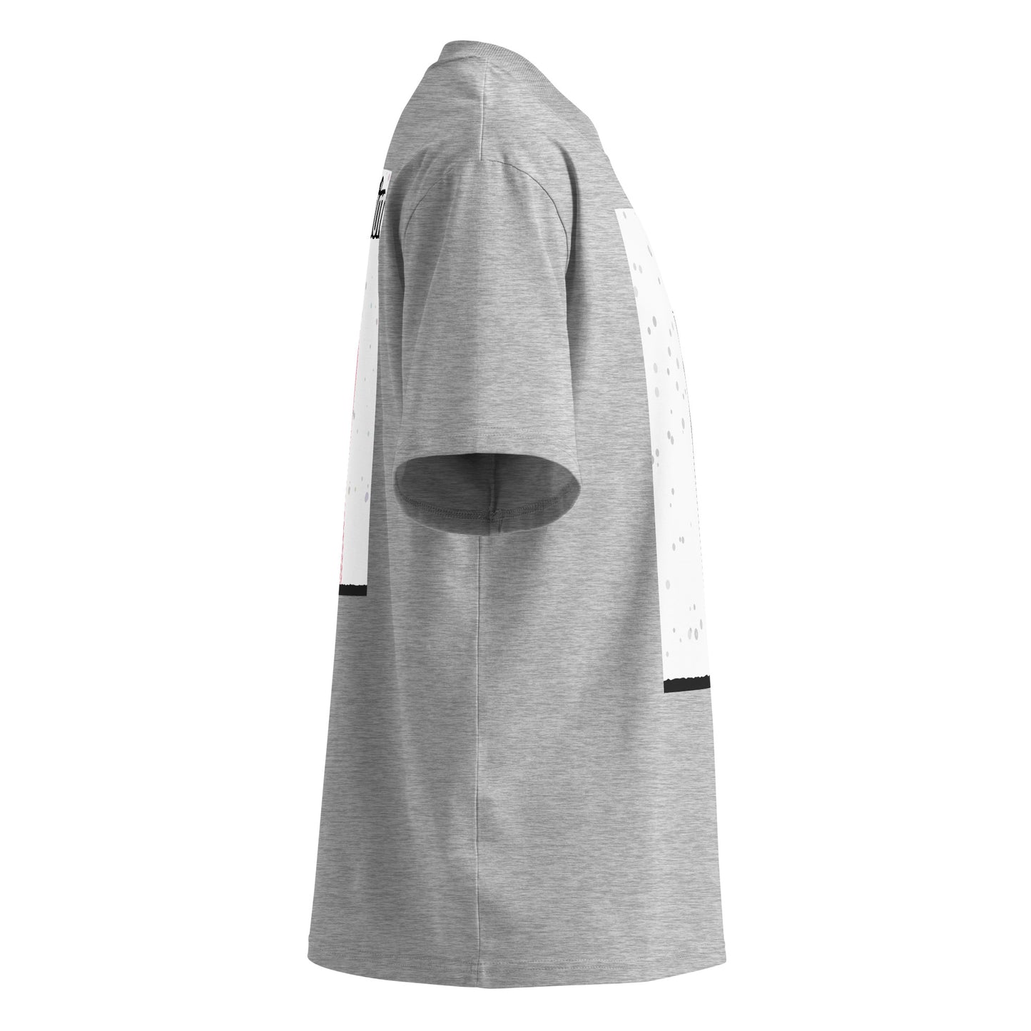 Camiseta de cuello alto orgánica de corte holgado – Colección Human & Space